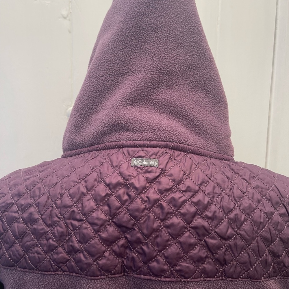 Columbia | Mauve Quilted Fleece Pullover - Picture 4 of 10